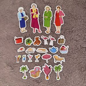 The Golden Girls Mini Magnet Set Lot of 25 Pieces TV Show